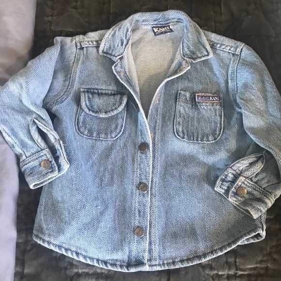 Karl Kani Denim jacket boys 4/5 - Picture 1 of 3